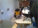 01 Fitted Kitchen 7- Worktop routing 
